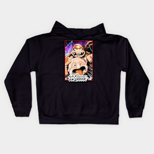 Zombie Turtle orange Kids Hoodie